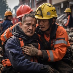 Person Rescuing Another Person Free Emotional Rescue Hug Image - Rescue, Worker, Embrace | Download at ...