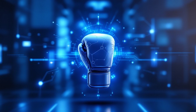 Free Neural Boxing Technology Image - Futuristic, Boxing, Holographic ...