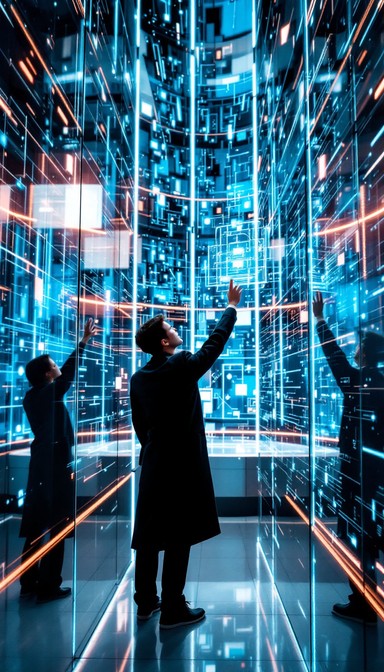 Free Digital Reality Explorer Image - Futuristic, Holographic, Digital ...