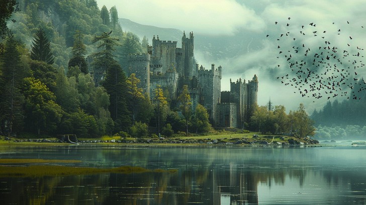 Free Mystic Castle Mist Image - Castle, Mist, Forest | Download at ...