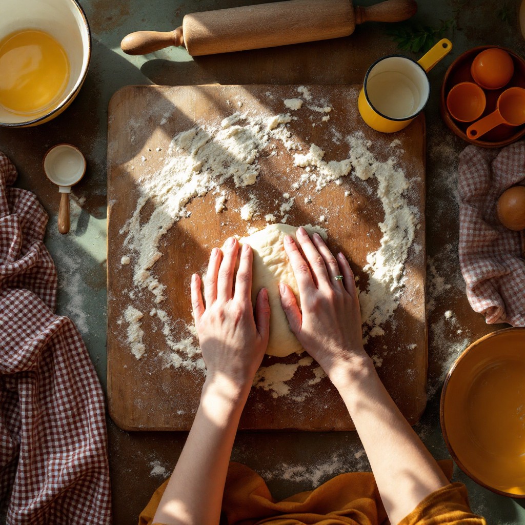 Free Traditional Baking Scene Image - Baking, Dough, Flour | Download ...