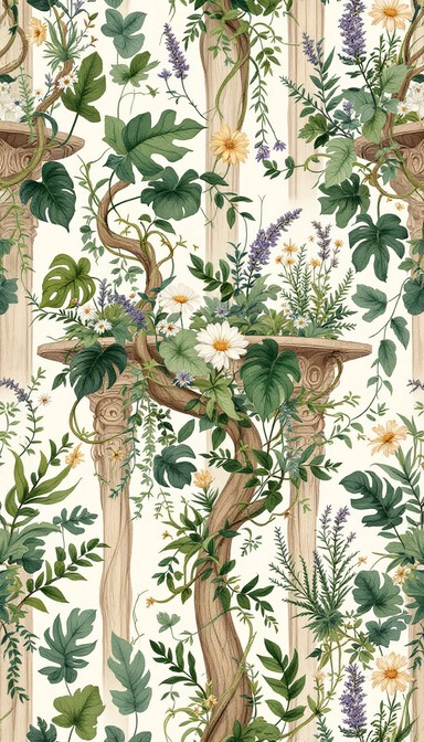 Free Botanical Table Garden Image - Botanical, Pattern, Garden ...