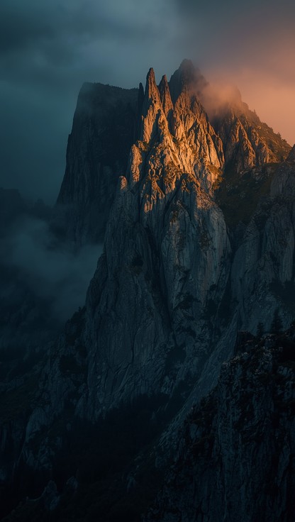 Free Majestic Mountain Sunset Image - Mountain, Sunset, Peak | Download ...