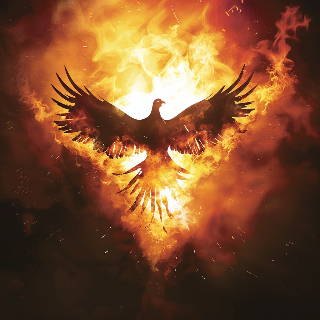 Phoenix Rising Flame Free Fiery Phoenix Rising Image - Phoenix, Fire, Rebirth | Download at ...