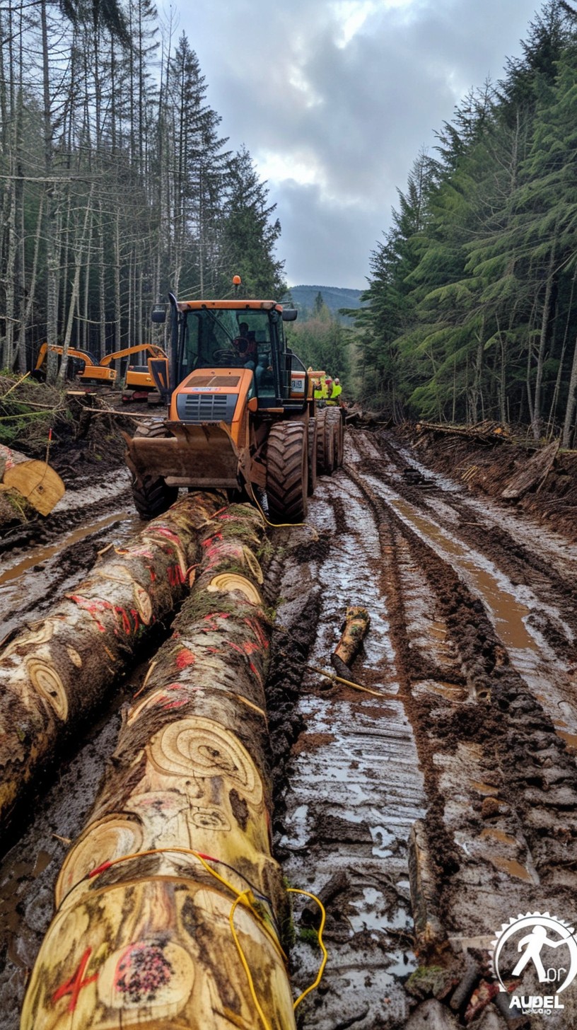 Free Logging Equipment Scene Image - Logging, Timber, Machinery ...