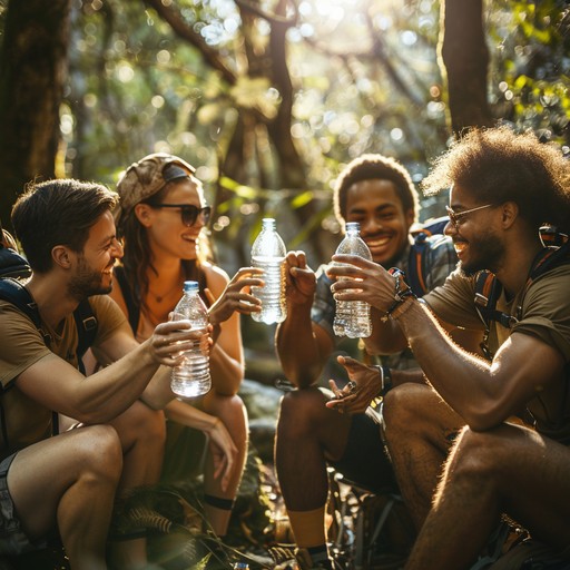 Free Refreshing Hiking Break Image - Hiking, Friends, Forest | Download ...