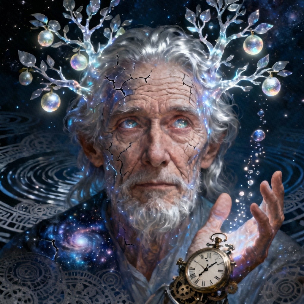 Download Cosmic Wisdom Portrait Image - Wisdom, Cosmic, Time | StockCake