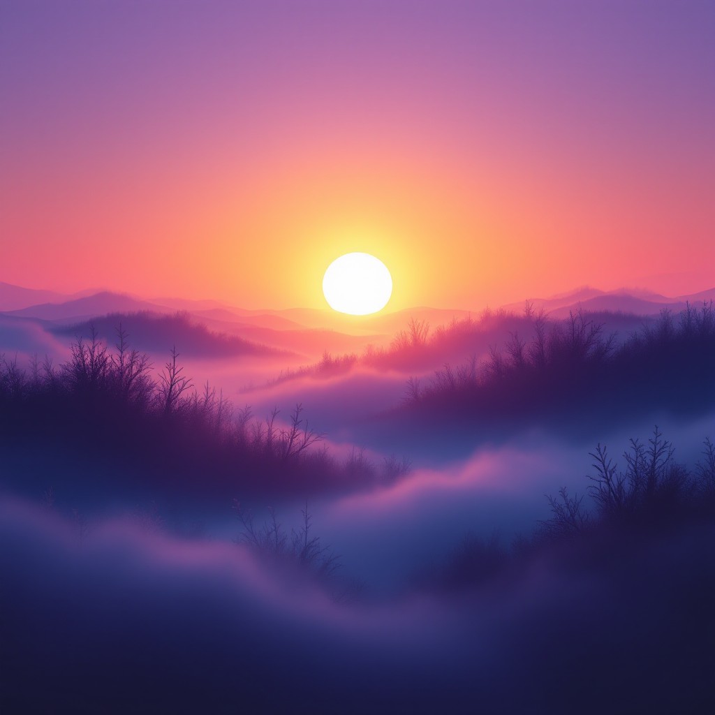 Free Misty Mountain Sunrise Image - Sunrise, Mountains, Mist | Download ...