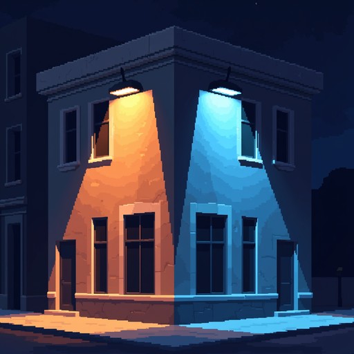 Free Pixel Night Corner Image - Pixelart, Architecture, Nightscape ...