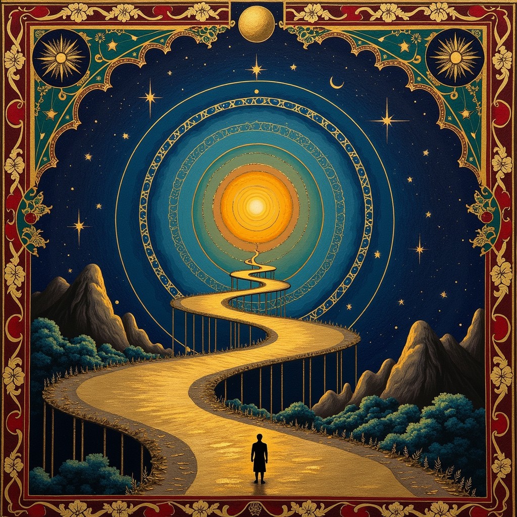 Princes Path Free Golden Pilgrim's Path Image - Spiritual, Cosmic, Journey ...