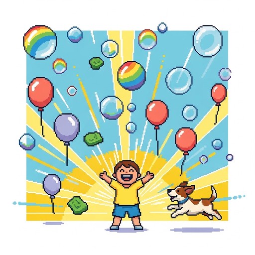 Free Pure Joy Explosion Photo - Joy, Child, Puppy | Download at StockCake