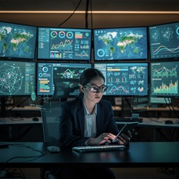 Free Digital Command Center Image - Technology, Woman, Professional ...
