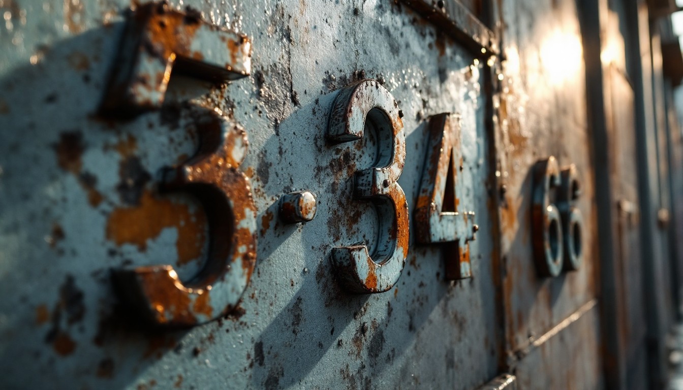 Free Rusty Numbers Fade Image - Urban, Industrial, Numbers | Download ...