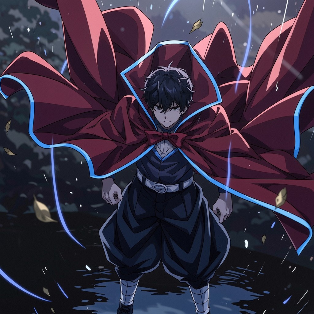Free Anime Hero Rising Image - Anime, Hero, Cape | Download at StockCake