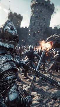 Free Dragon Battle Scene Image - Dragon, Knights, Battle | Download at ...