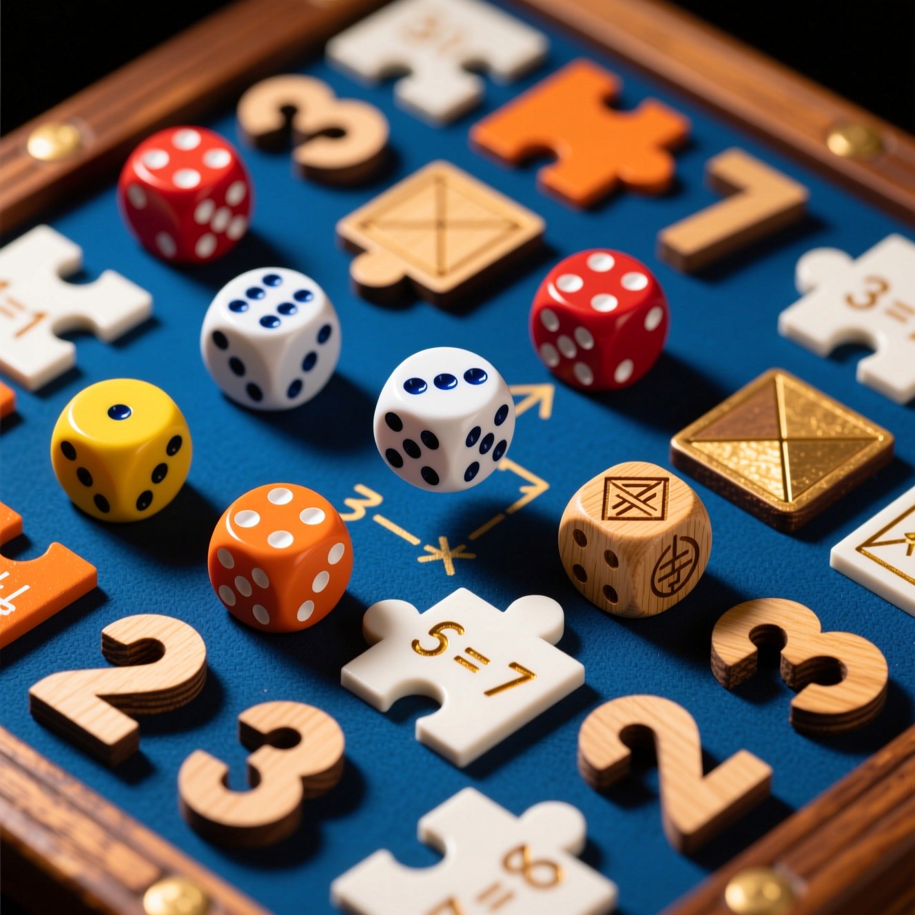 Free Colorful Dice Puzzle Image - Dice, Mathematics, Puzzle | Download ...