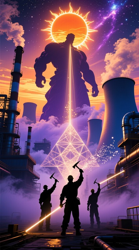 Free Industrial Heroes Rise Image - Industrial, Workers, Silhouettes ...