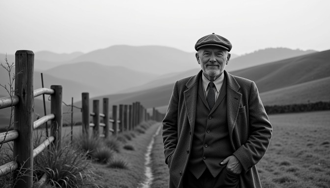Free Rural morning solitude Image - Rural, Countryside, Monochrome ...