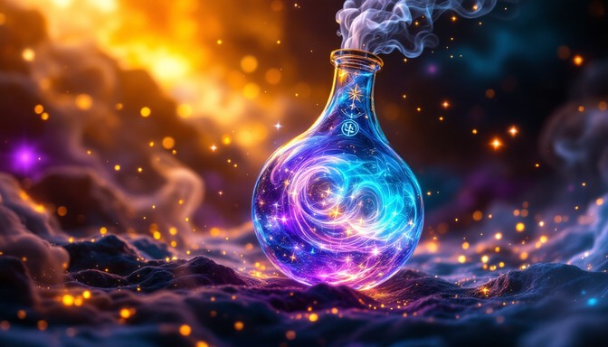 Free Cosmic Potion Flask Image - Flask, Potion, Cosmic | Download at ...