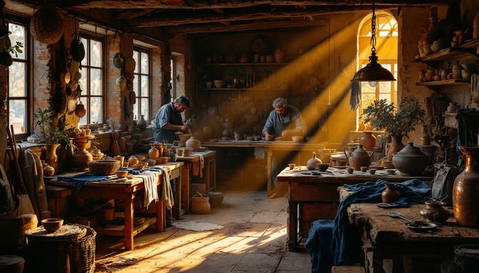 Download Artisan's Golden Workshop Image - Printing, Workshop, Artisan ...