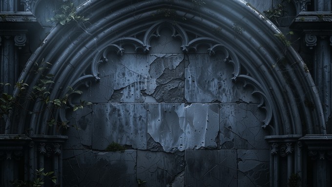 Free Gothic Blue Ruins Image - Gothic, Archway, Cathedral | Download at ...
