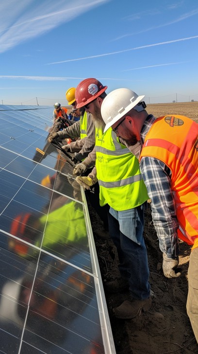 Free Solar panel installation Image - Solar, Construction, Workers ...