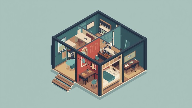Free Unfolding Tiny House Image - Isometric, Pixel, House | Download at ...