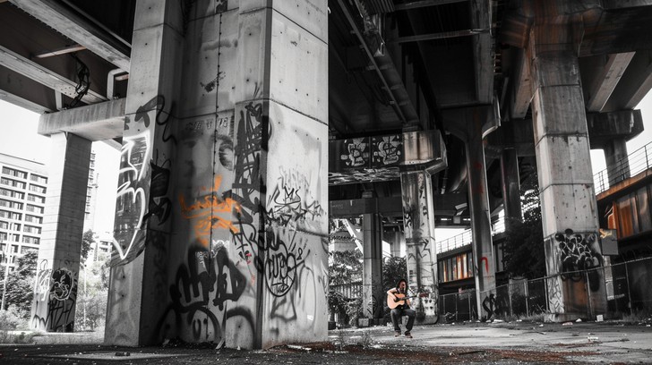 Free Urban Exploration Scene Image - Urban, Exploration, Graffiti ...