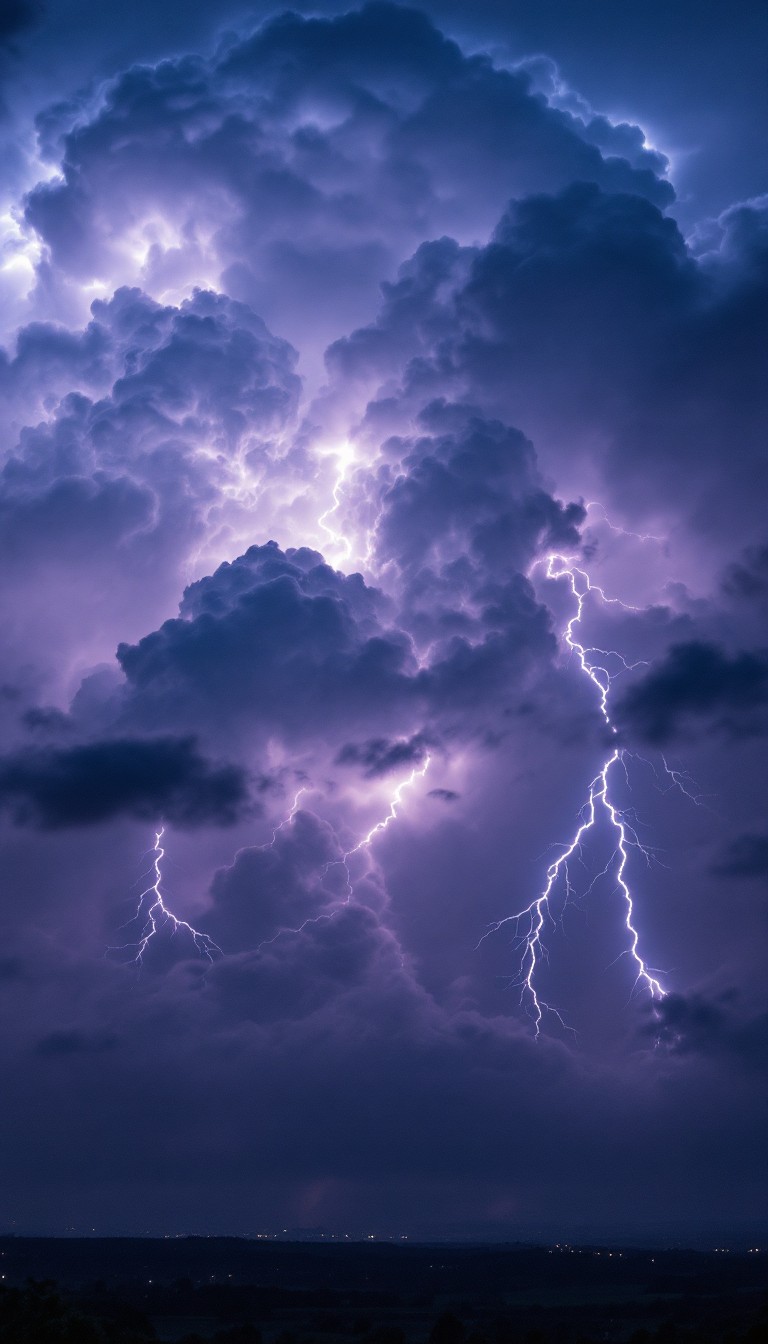 Free Lightning Pierces Night Image - Lightning, Storm, Thunder ...