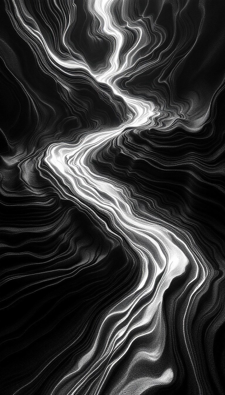 Free Flowing Abstract Rivers Photo - Abstract, Monochrome, Flowing ...