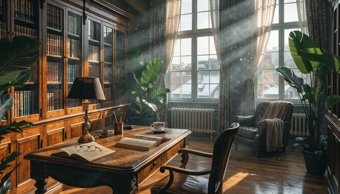 Free Peaceful Study Sanctuary Image - Study, Library, Books | Download ...