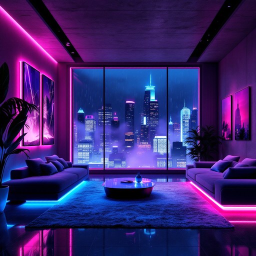 Free Neon Cyberpunk Interior Image - Cyberpunk, Neon, Futuristic ...
