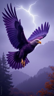 Purple Rhinestone Eagle Free Mystical Purple Eagle Image - Eagle, Purple, Twilight | Download ...
