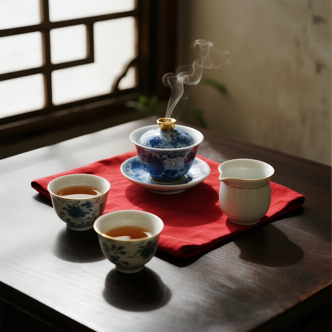 Free Elegant Chinese Tea Image - Tea, Porcelain, Gaiwan | Download at ...
