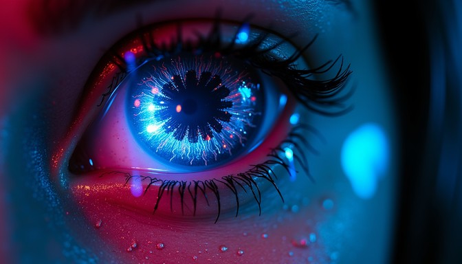 Free Cybernetic Vision Awakens Image - Cyberpunk, Bioluminescent ...