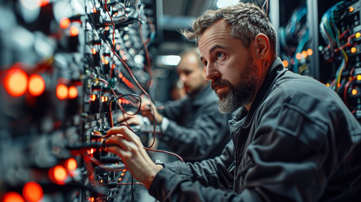 Free Server Maintenance Work Image - Technician, Server, Technology ...