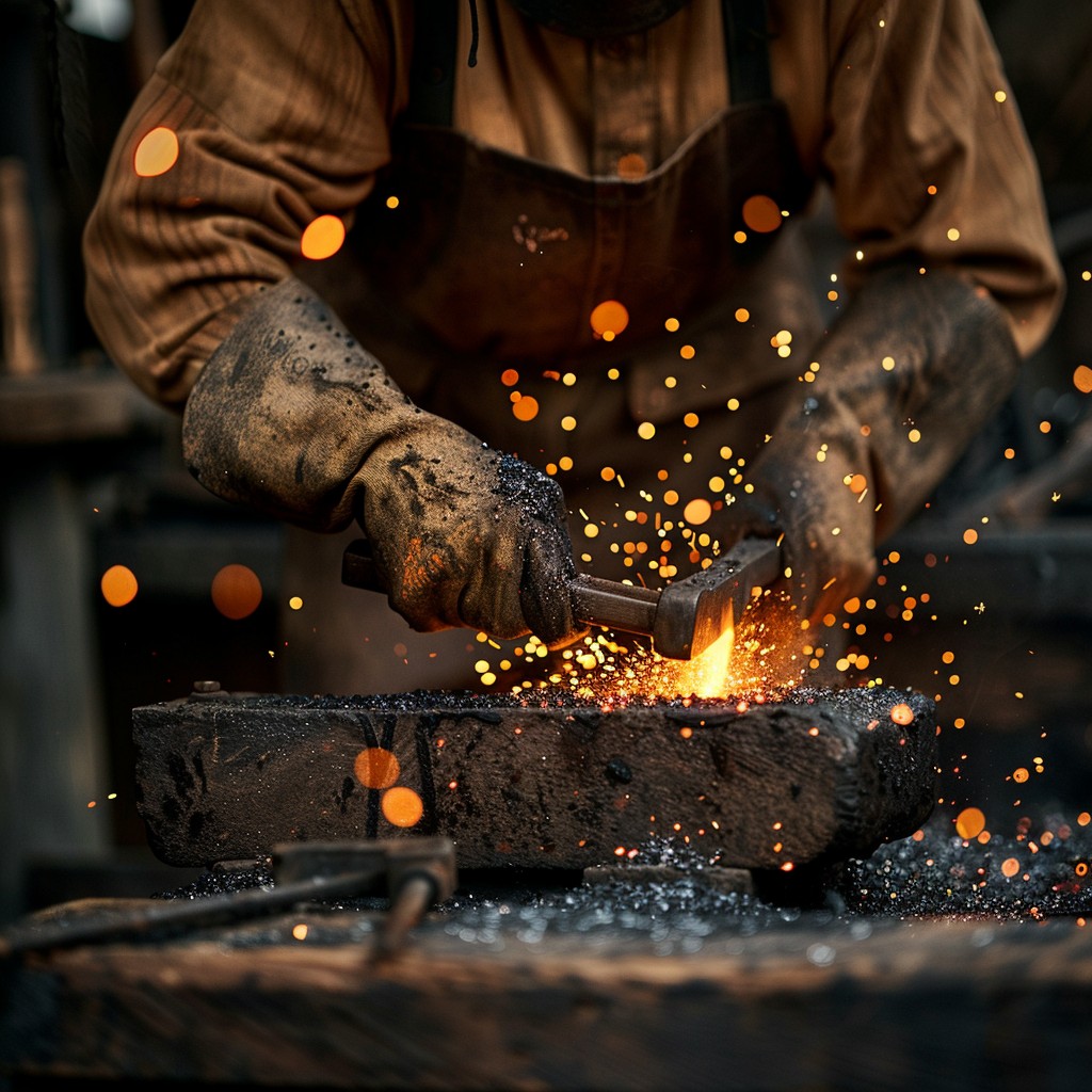Free Sparks in Forge Image - Blacksmith, Sparks, Forging | Download at ...