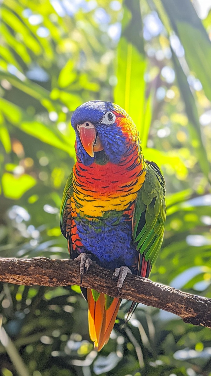 Parrot Colorful Free Colorful Parrot Perched Image - Parrot, Colorful, Bird | Download ...