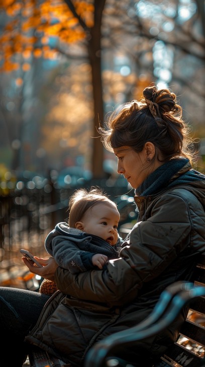Free Mother Child Autumn Image - Mother, Baby, Autumn | Download at ...