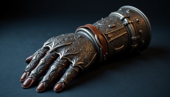 Free Ornate Medieval Gauntlet Image - Medieval, Armor, Metalwork ...