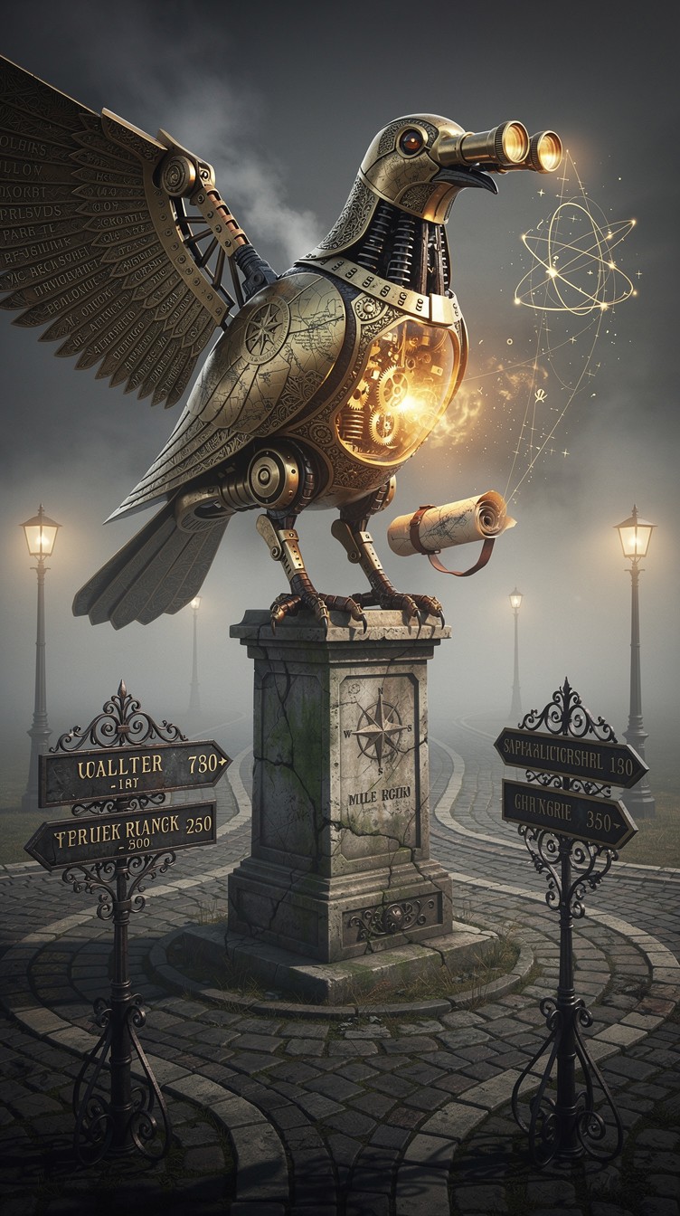 Free Steampunk Pigeon Guardian Image - Steampunk, Mechanical, Pigeon ...