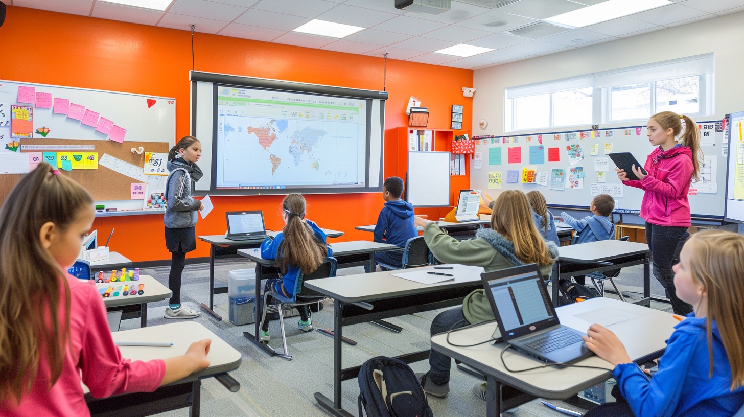 Free Interactive Classroom Activity Photo Classroom Technology