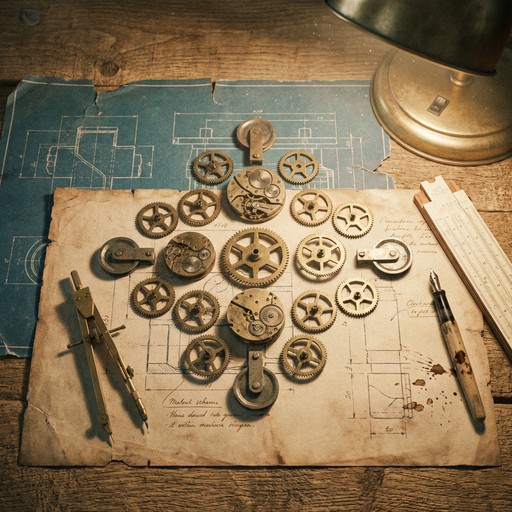 Free Vintage Clockwork Blueprint Image - Vintage, Gears, Brass ...