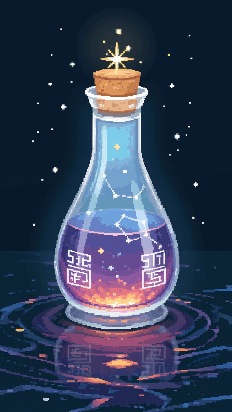 Free Magical Pixel Flask Image - Potion, Flask, Bottle | Download at ...
