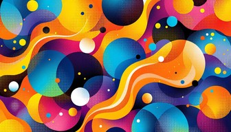 Free Vibrant Halftone Pattern Image - Abstract, Geometric, Halftone ...