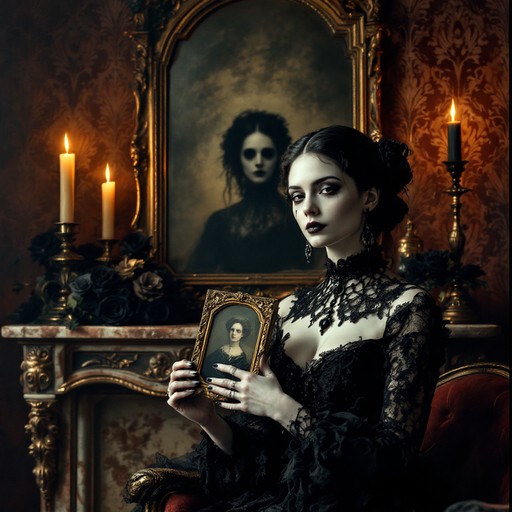 Free Gothic Mourning Portrait Image - Victorian, Gothic, Portrait ...