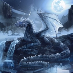 PeterStone:Mystical Dragon Guardian Moon The Mythical Dragon 