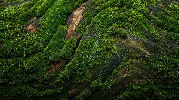 Growing Texture Free Nature's Living Texture Image - Moss, Timber, Wood | Download at ...