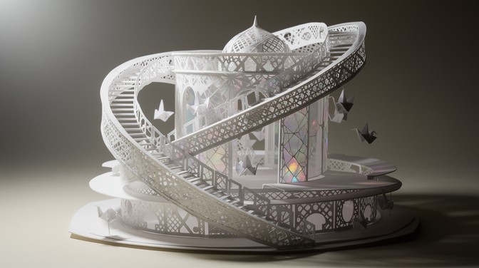 Free Impossible Paper Architecture Image - Paper, Sculpture ...