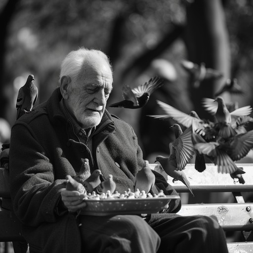 Free Man Feeding Bird Image - Elderly, Man, Bird | Download at StockCake